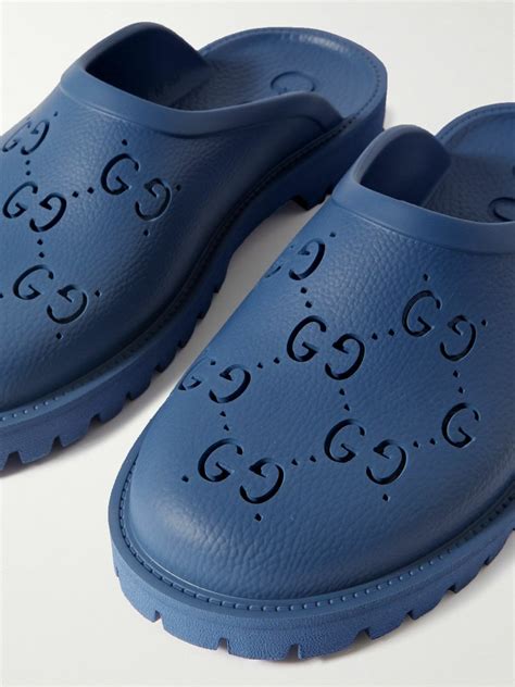 gucci gg rubber clogs women|gucci rubber platform mules.